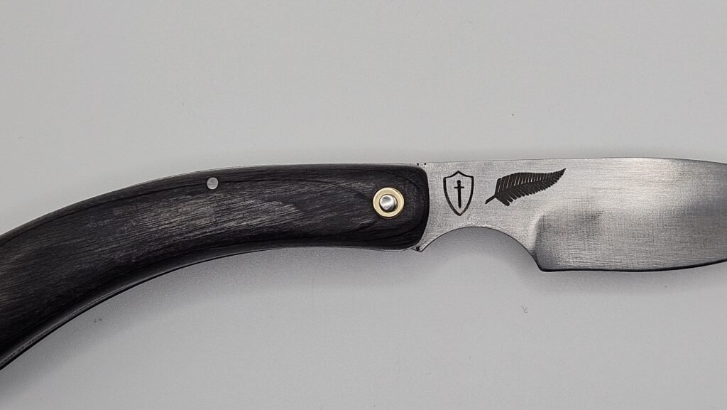 Couteau pliant artisanal "Le Allblack"