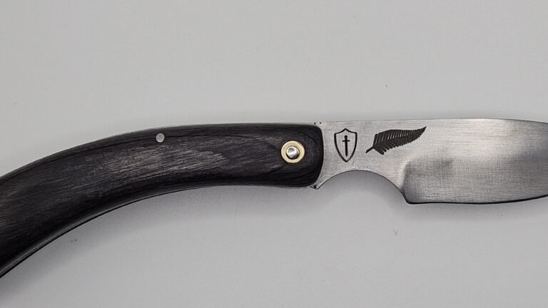 Couteau pliant artisanal "Le Allblack"