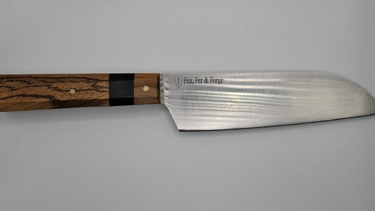 Couteau de cuisine artisanal inox