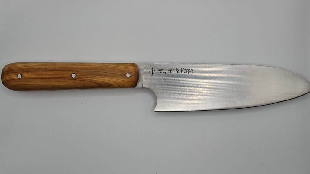 Couteau de chef artisanal en inox