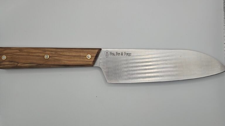 Couteau de chef artisanal en inox